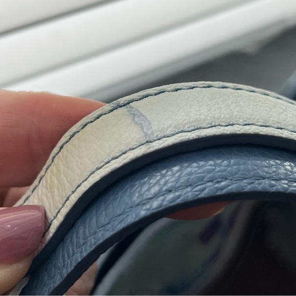 Brighton Blue and White Floral Butterfly Tote - Picture 12 of 13